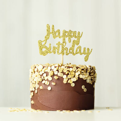 A birthday cake is a special dessert eaten as part of a birthday celebration.